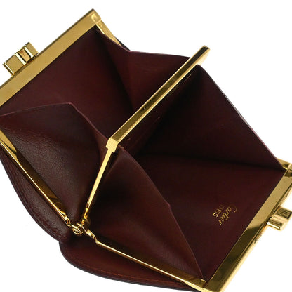 Cartier Bordeaux Must de Cartier Coin Purse Wallet