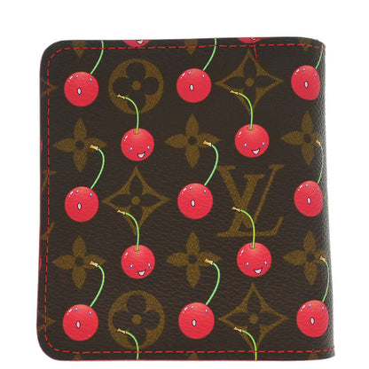 Louis Vuitton Monogram Cherry Compact Zip Wallet M95005