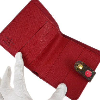 Louis Vuitton Monogram Cherry Compact Zip Wallet M95005