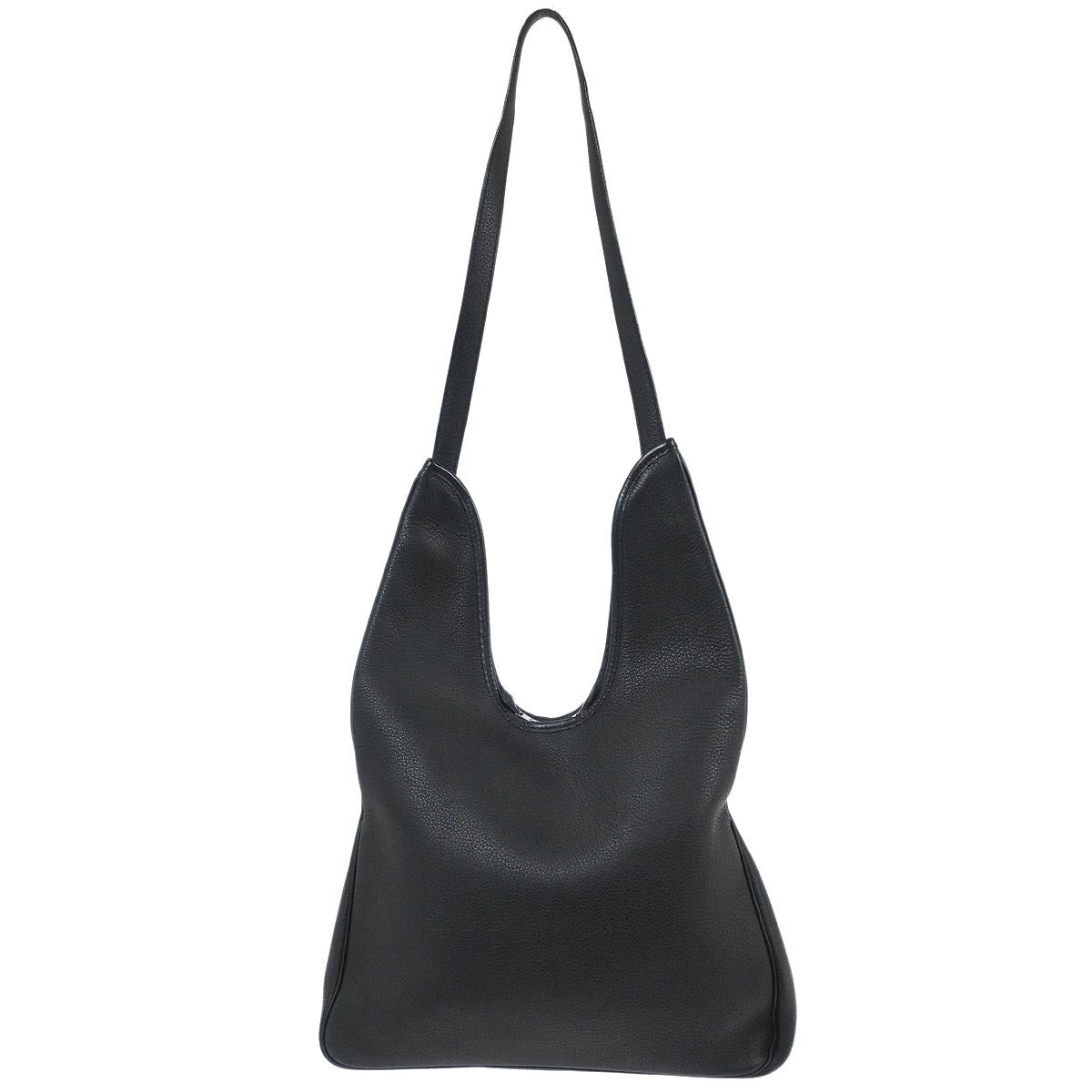 Hermes Black Taurillon Clemence Massai PM Shoulder Bag