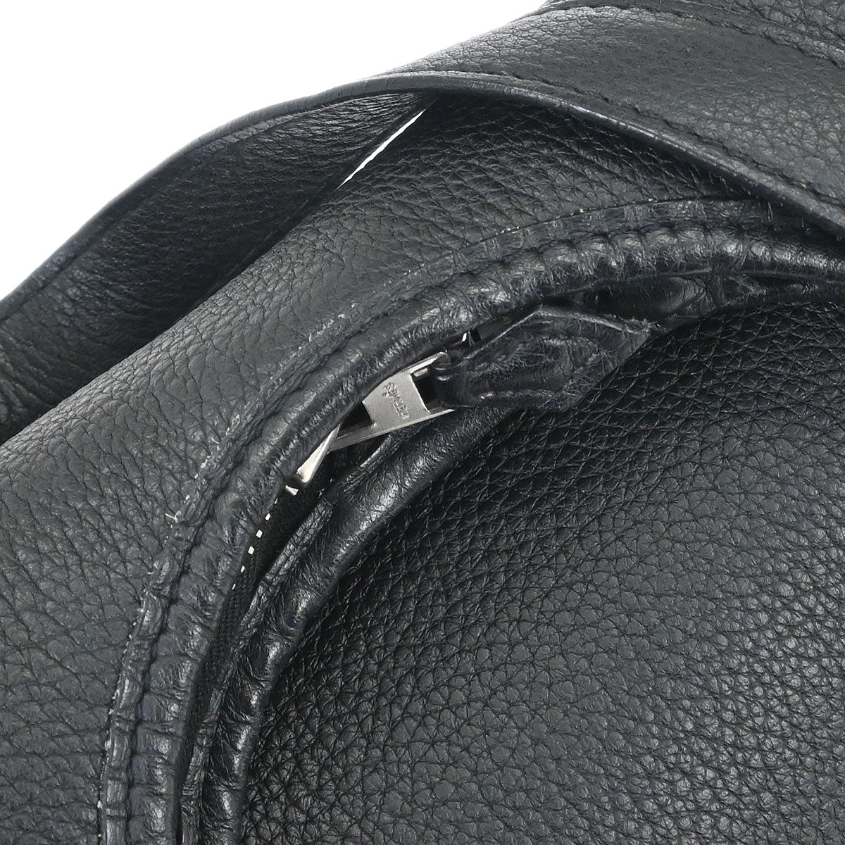 Hermes Black Taurillon Clemence Massai PM Shoulder Bag