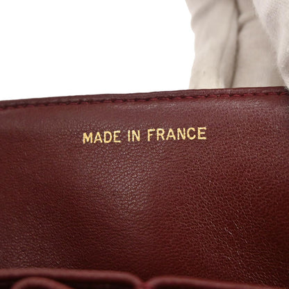 Chanel 1989-1991 Black Lambskin Medium Classic Double Flap Shoulder Bag