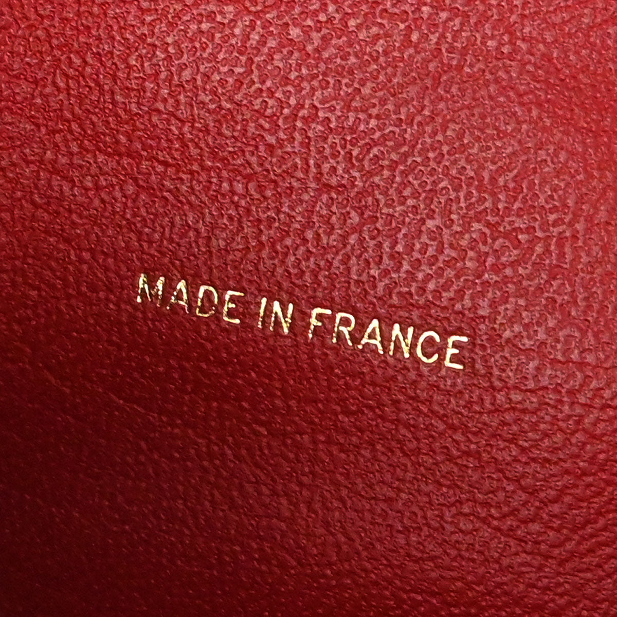 Chanel Red Calfskin Coin Purse Wallet