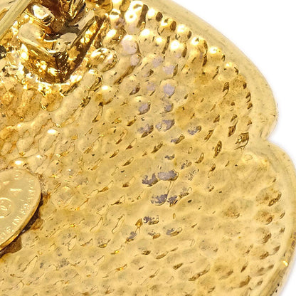 Chanel Cross Brooch Pin Gold 95A