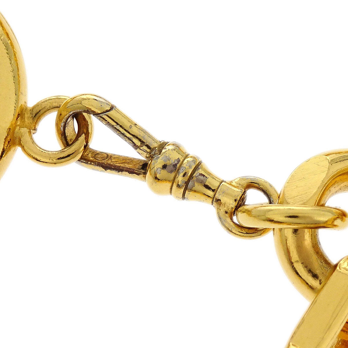 Chanel Chain Belt Medallion Gold Small Good