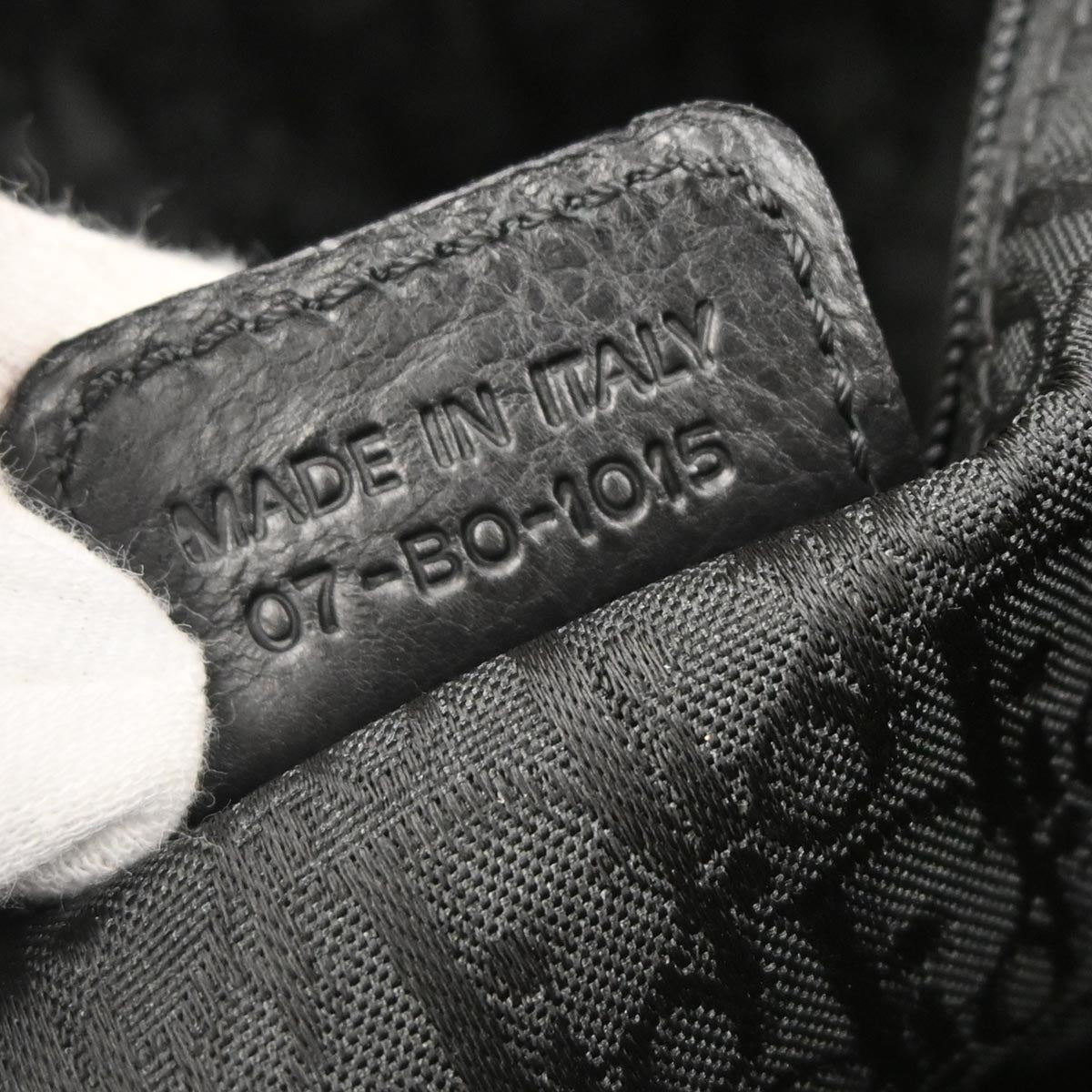 Christian Dior Black Leather Handbag