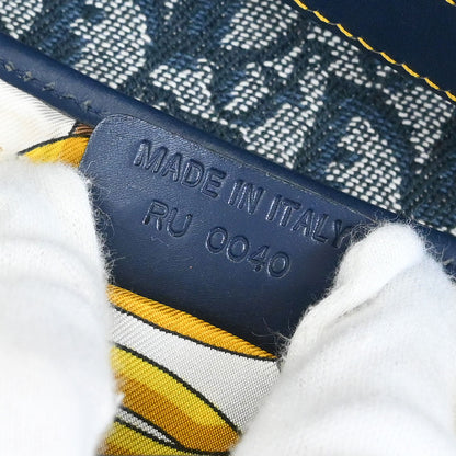 Christian Dior 2000 Navy Trotter Saddle Handbag