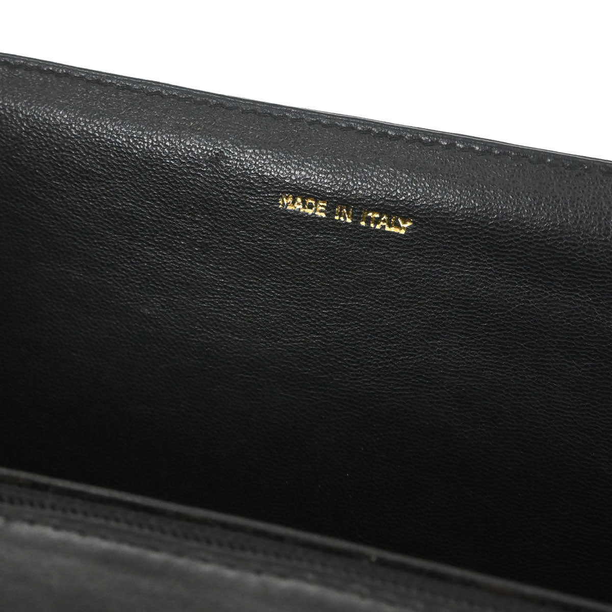 Chanel 1989-1991 Black Lambskin Full Flap Shoulder Bag