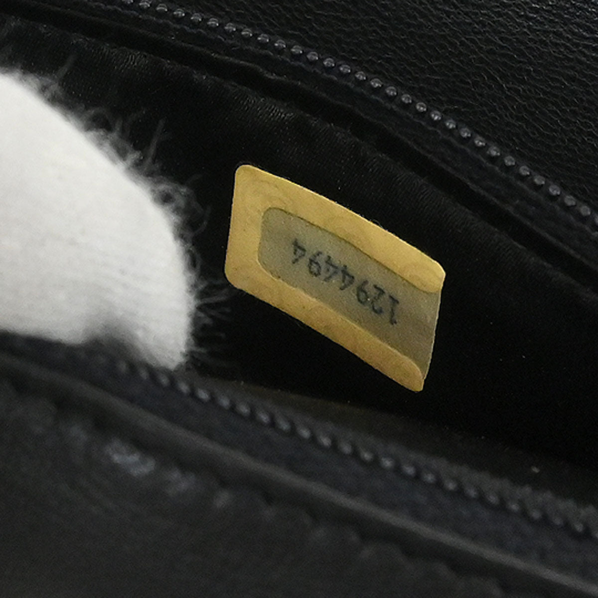 Chanel 1989-1991 Black Lambskin Full Flap Shoulder Bag