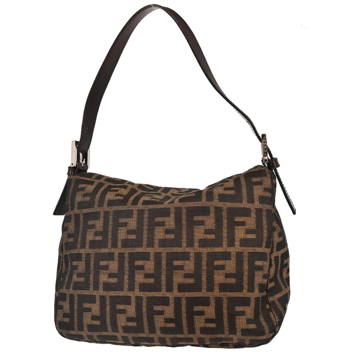 Fendi Brown Canvas Zucca Handbag