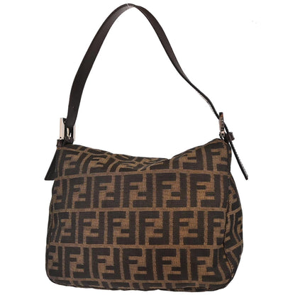 Fendi Brown Canvas Zucca Handbag