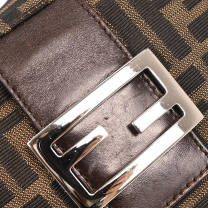 Fendi Brown Canvas Zucca Handbag