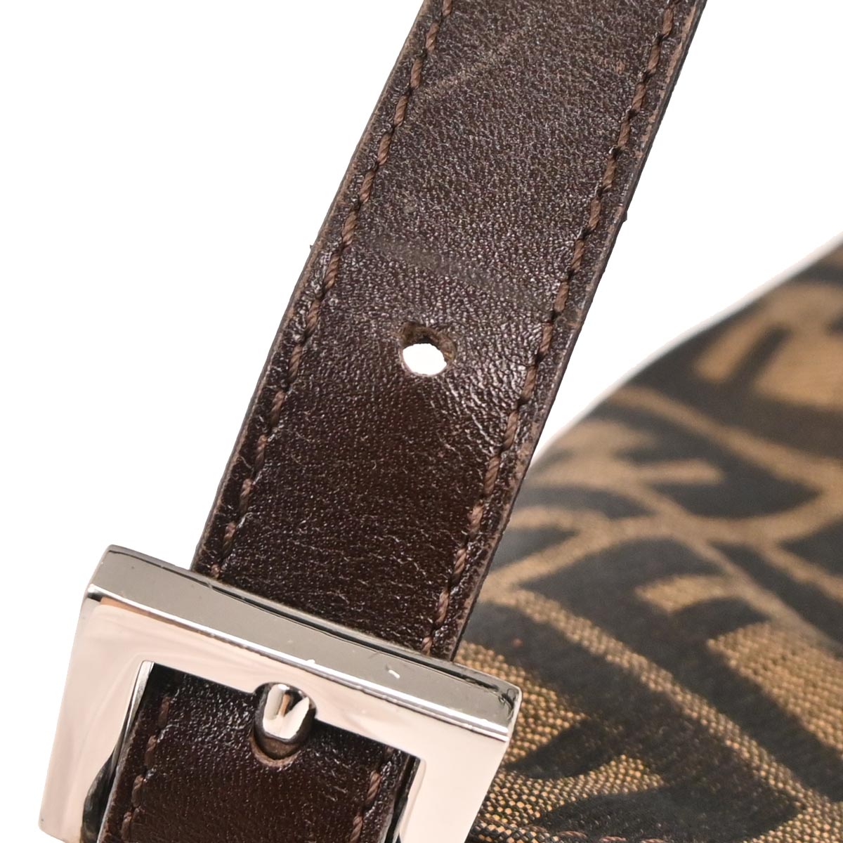 Fendi Brown Canvas Zucca Handbag