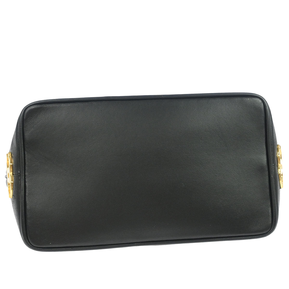 Chanel 1991-1994 Black Lambskin Shoulder Bag