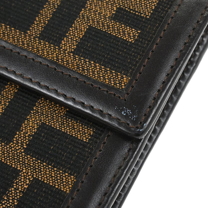 Fendi Brown Zucca Wallet Purse