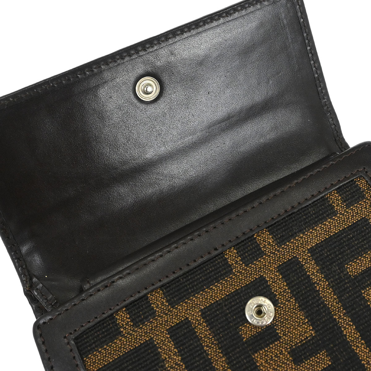 Fendi Brown Zucca Wallet Purse