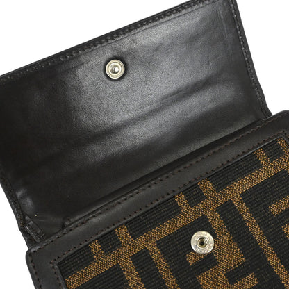 Fendi Brown Zucca Wallet Purse