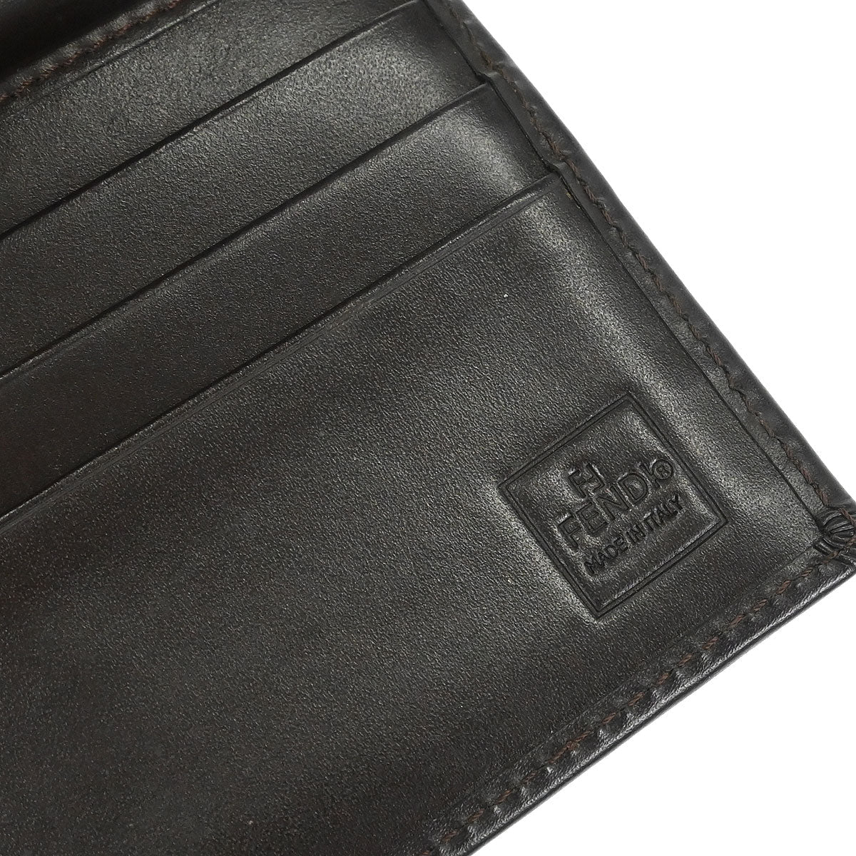 Fendi Brown Zucca Wallet Purse