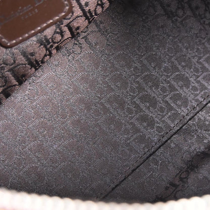 Christian Dior Brown Mouton Flight Shoulder Bag