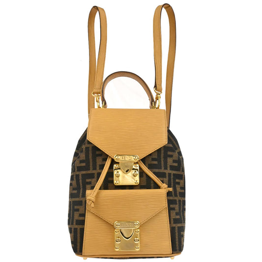 Fendi Brown Zucca Backpack