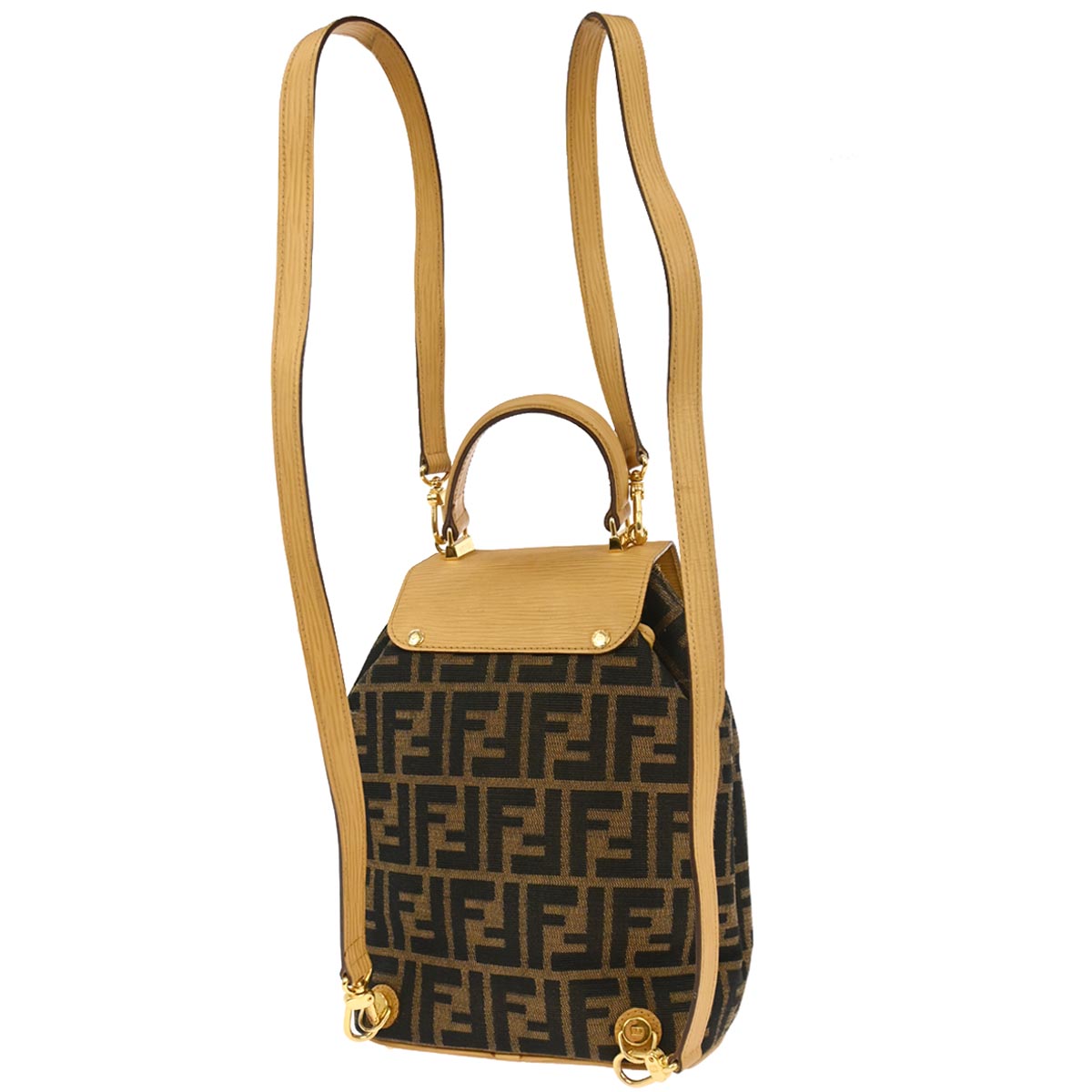 Fendi Brown Zucca Backpack