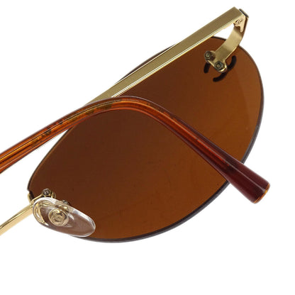 Chanel Sunglasses Eyewear Brown 59□16 Small Good