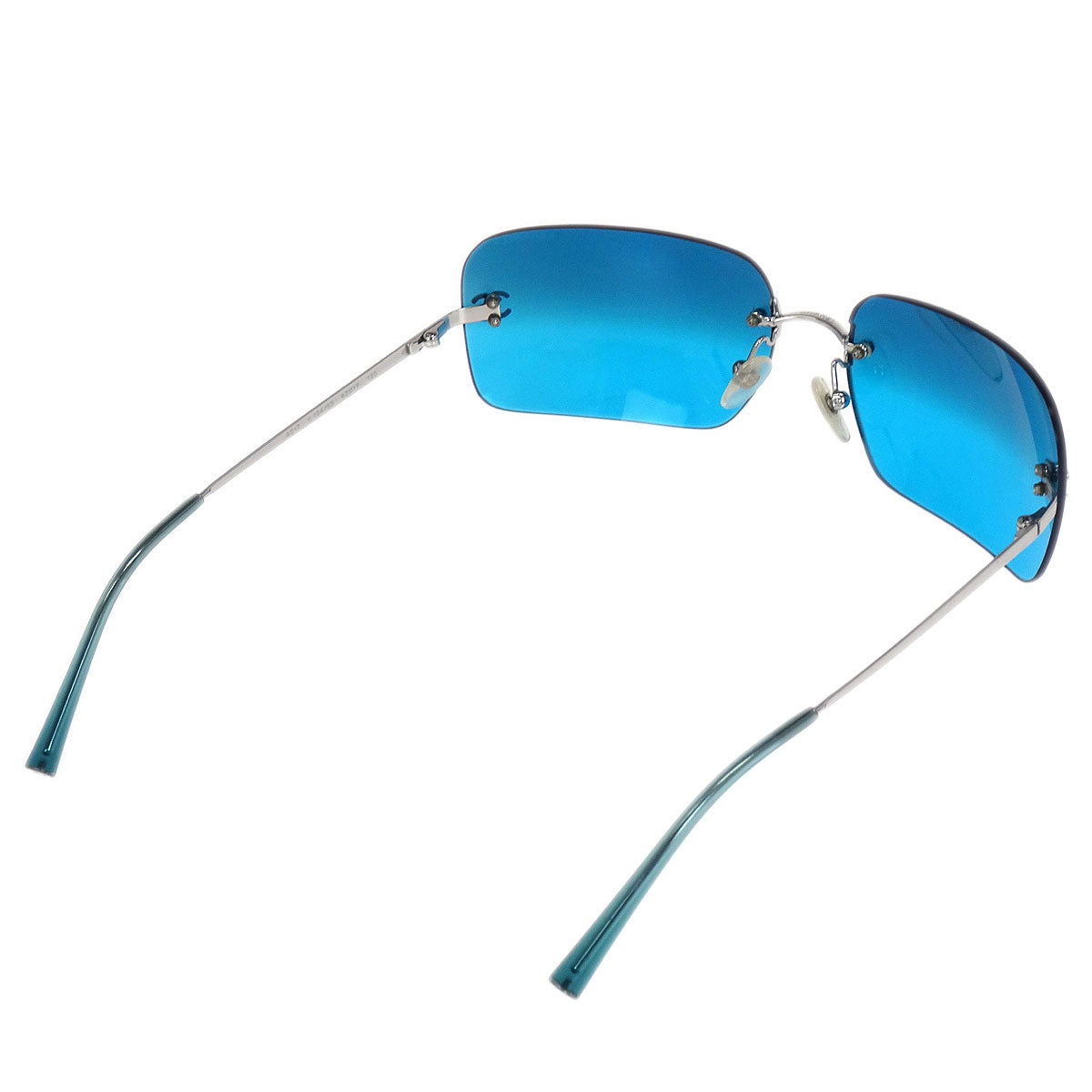 Chanel Sunglasses Eyewear Blue Small Good