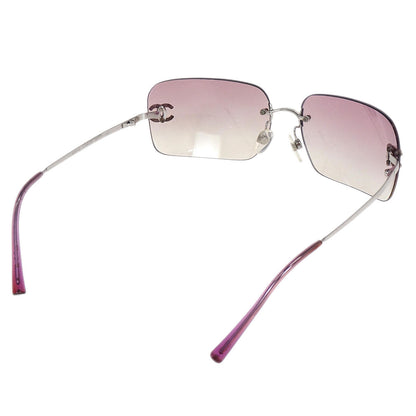 Chanel Sunglasses Eyewear Pink Rhinestone Small Good