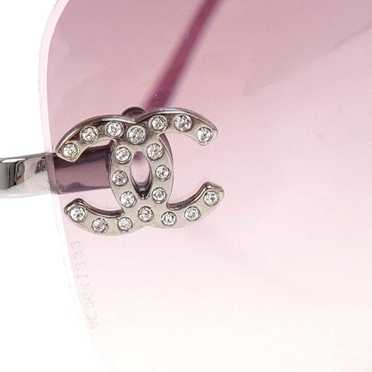 Chanel Sunglasses Eyewear Pink Rhinestone Small Good