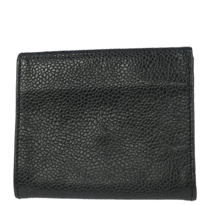 Chanel Black Caviar Skin Coin Purse Wallet