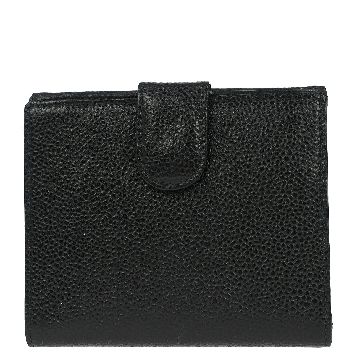 Chanel Black Caviar Skin Coin Purse Wallet