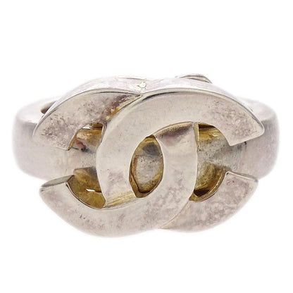 Chanel Ring CC Silver #52 01P