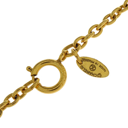 Chanel Gold Chain Pendant Necklace Medallion 3848
