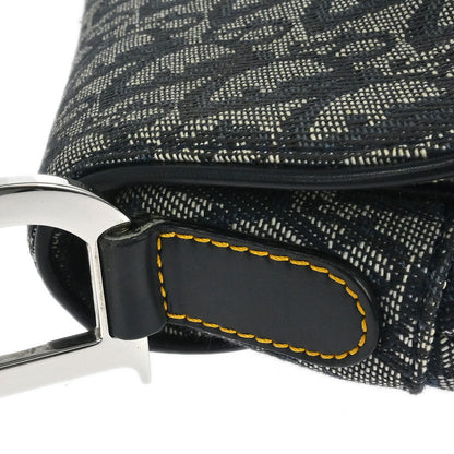 Christian Dior Navy Trotter Saddle Handbag