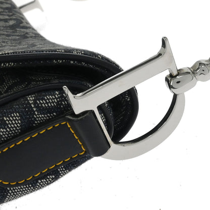 Christian Dior Navy Trotter Saddle Handbag