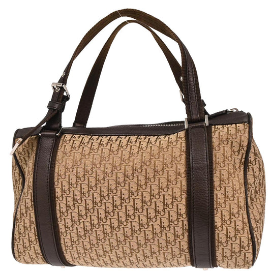 Christian Dior Brown Beige Street Chic Trotter Handbag