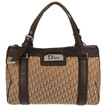 Christian Dior Brown Beige Street Chic Trotter Handbag