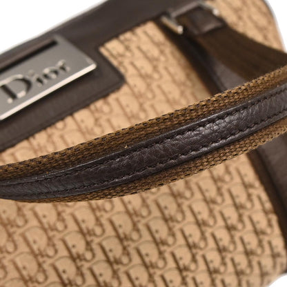 Christian Dior Brown Beige Street Chic Trotter Handbag