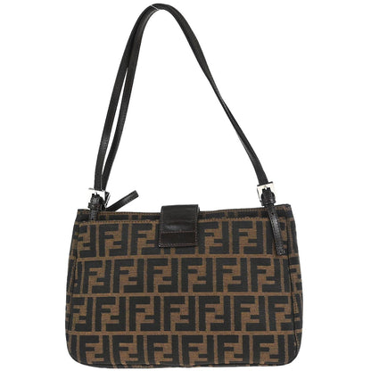 Fendi Brown Canvas Zucca Handbag