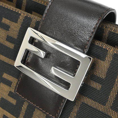Fendi Brown Canvas Zucca Handbag