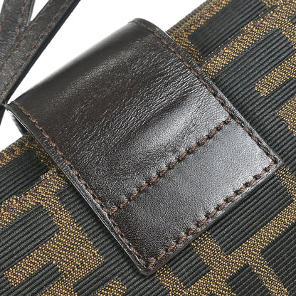 Fendi Brown Canvas Zucca Handbag