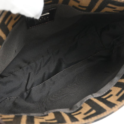 Fendi Brown Canvas Zucca Handbag