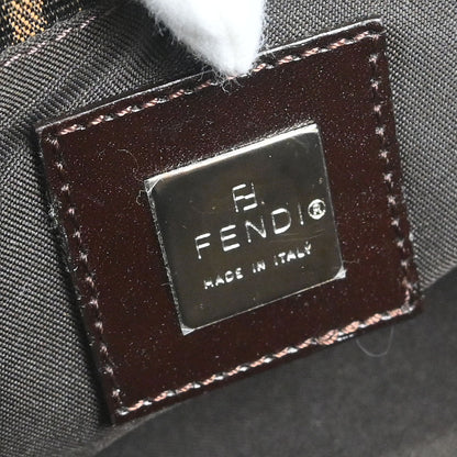 Fendi Brown Canvas Zucca Handbag