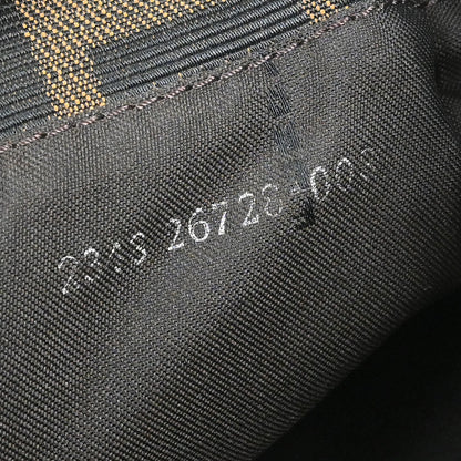 Fendi Brown Canvas Zucca Handbag