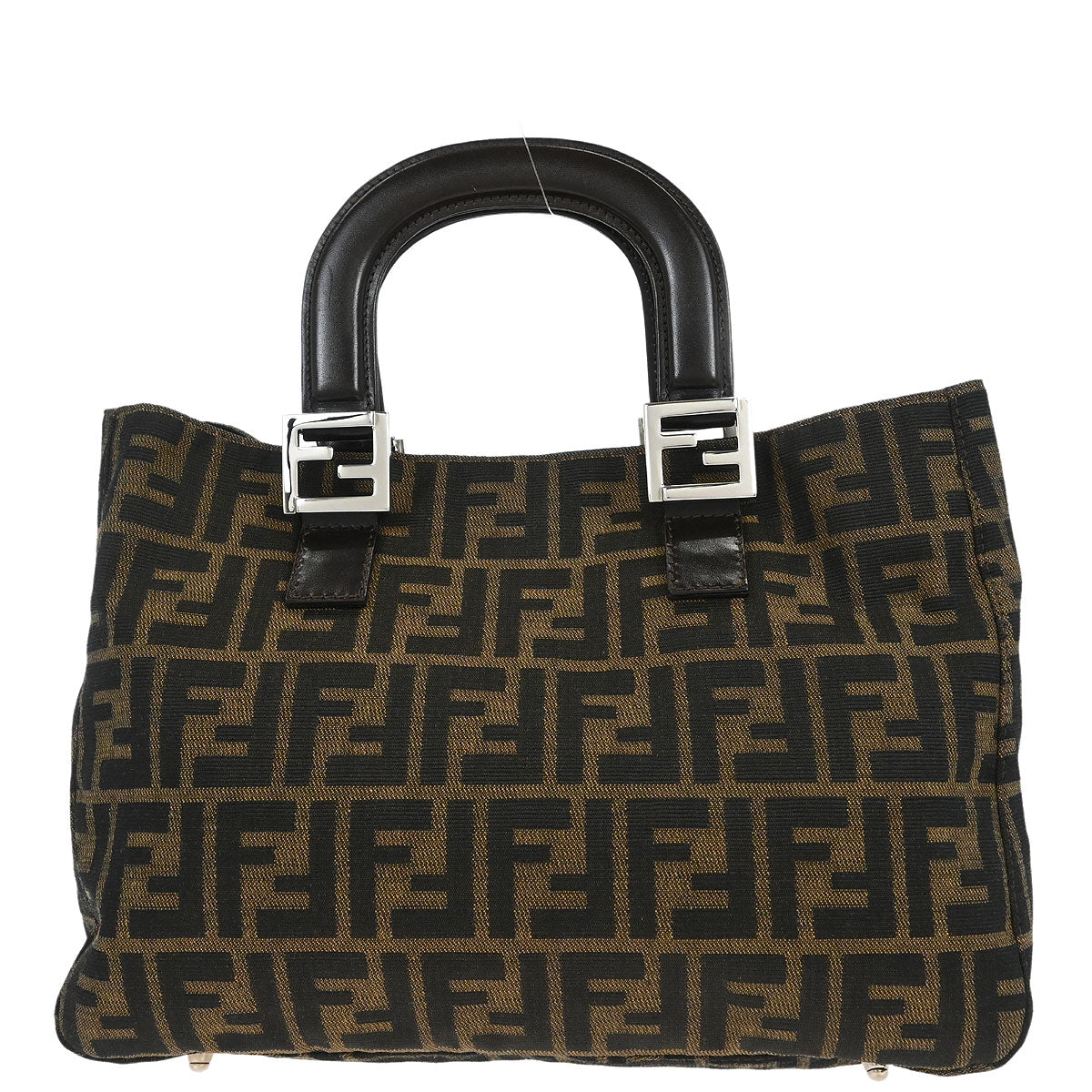 Fendi Brown Zucca Tote Handbag