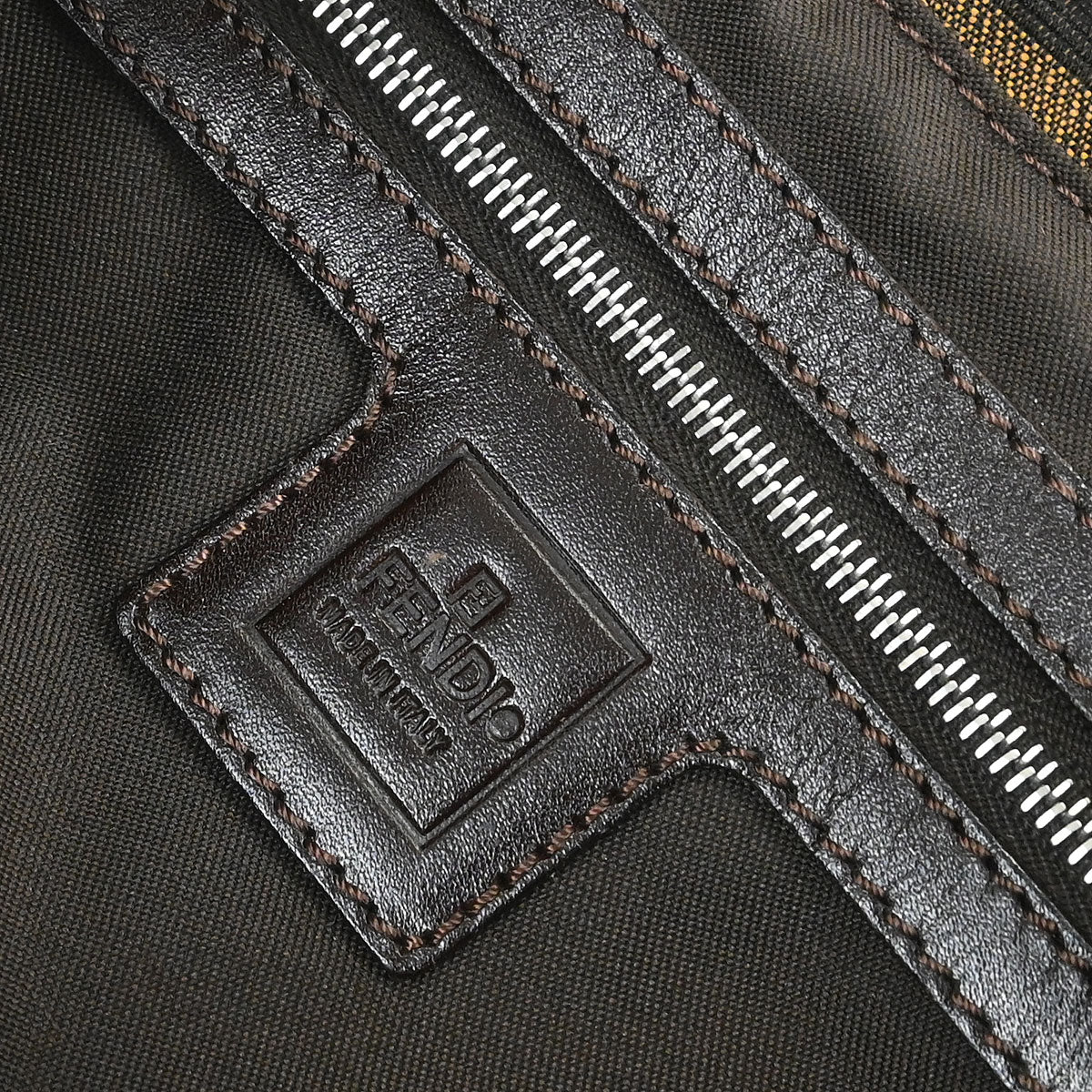 Fendi Brown Zucca Tote Handbag