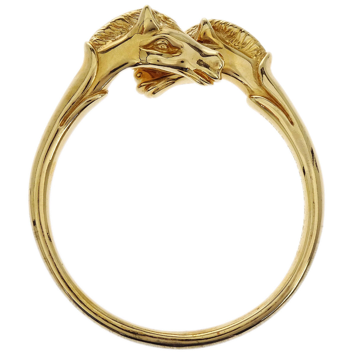 Hermes Cheval Horse Bracelet Bangle Gold