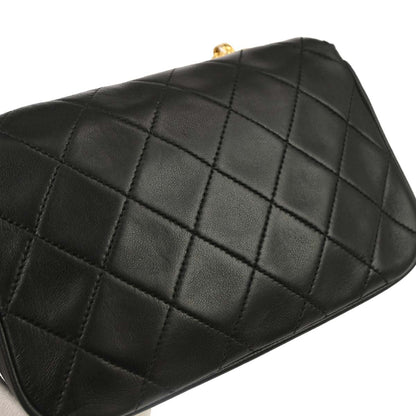 Chanel Black Lambskin Crossbody Shoulder Bag