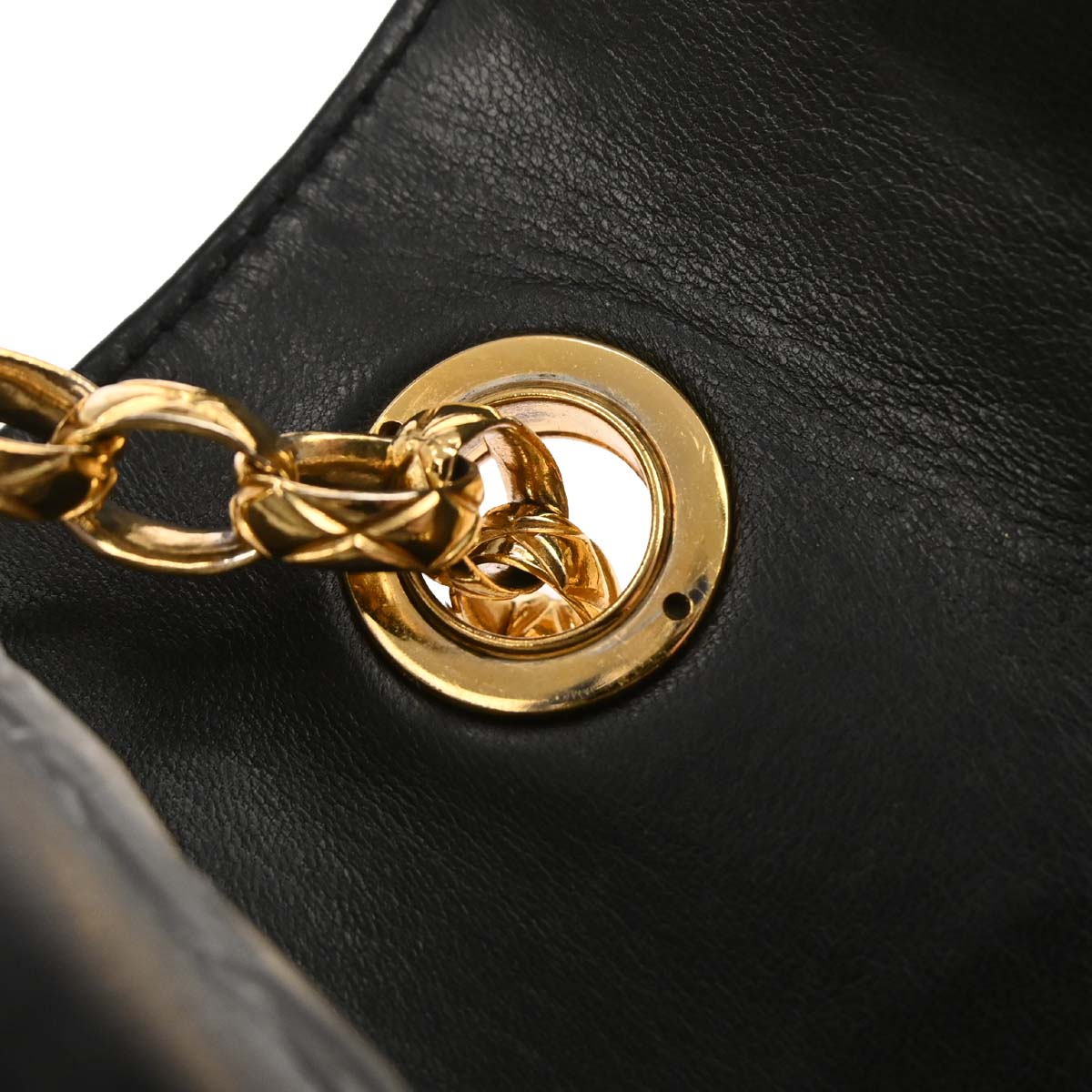 Chanel Black Lambskin Crossbody Shoulder Bag