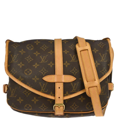 Louis Vuitton Monogram Saumur 30 Messenger Shoulder Bag M42256